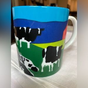 1987 Woody Jackson cow mug